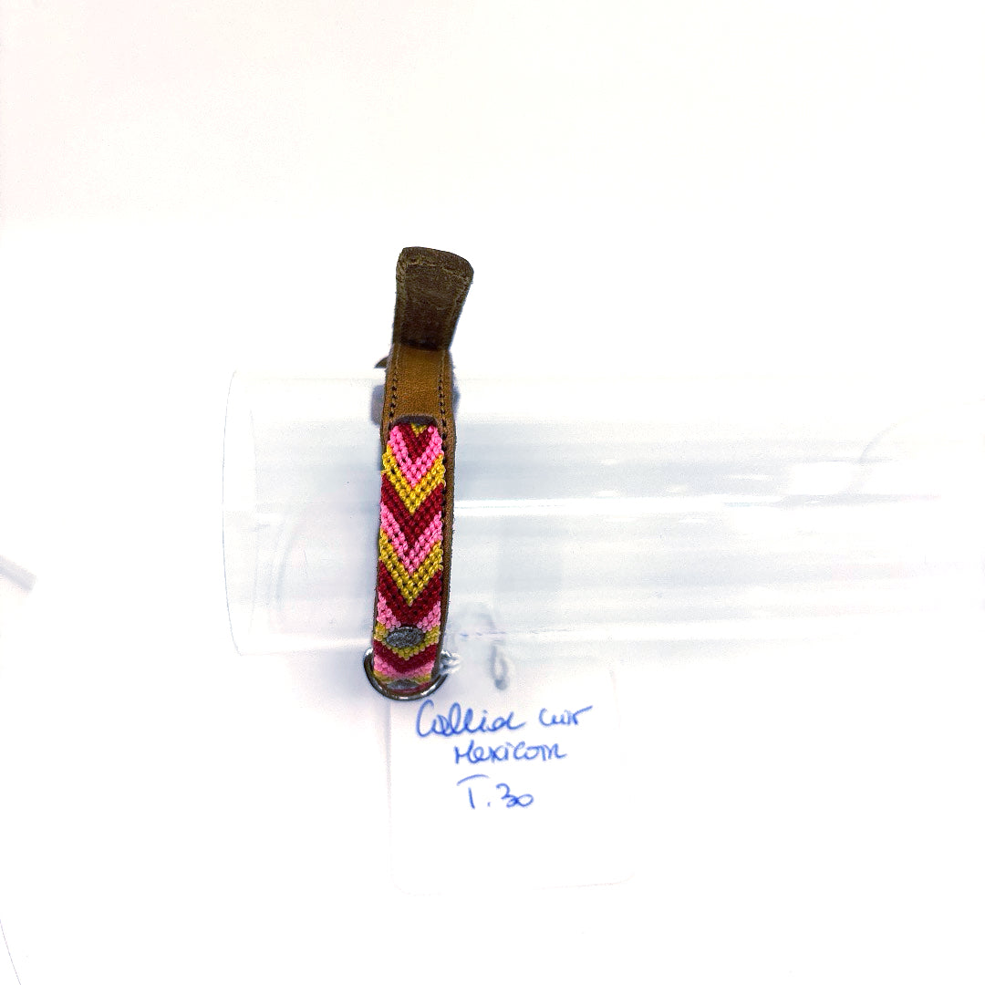 COLLIER MEXICAIN MULTICOLOR TAILLE 28 CM X 1 CM LARGEUR