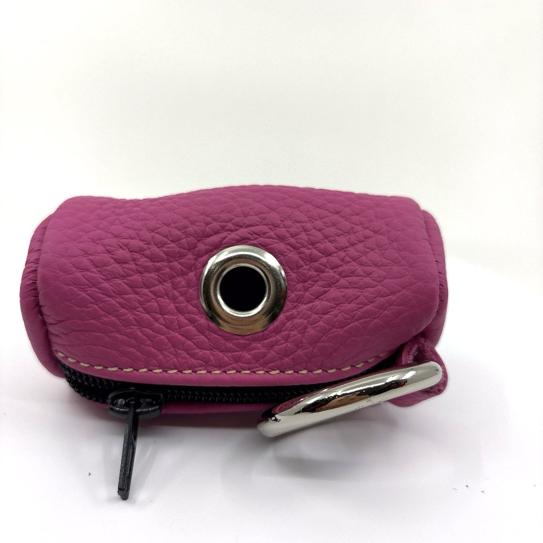 Harnais cuir souple confortable et chic rose baby vendu avec sa laisse