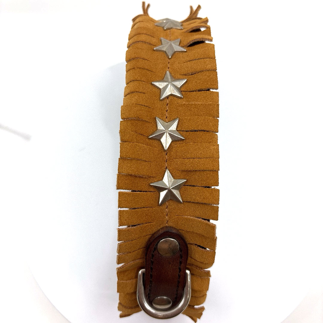 COLLIER INCAS BI-COLOR ÉTOILÉ FAIT MAINS TAILLE 40 A 47 CM LARGEUR 5 CM CHIEN TAILLE MOYENNE