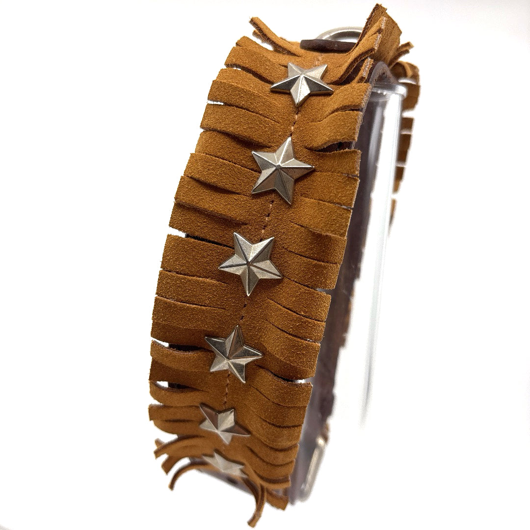 COLLIER INCAS BI-COLOR ÉTOILÉ FAIT MAINS TAILLE 40 A 47 CM LARGEUR 5 CM CHIEN TAILLE MOYENNE