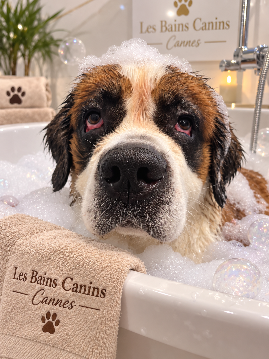 TOILETTAGE + 35kg SAINT BERNARD PATOU LEONBERG